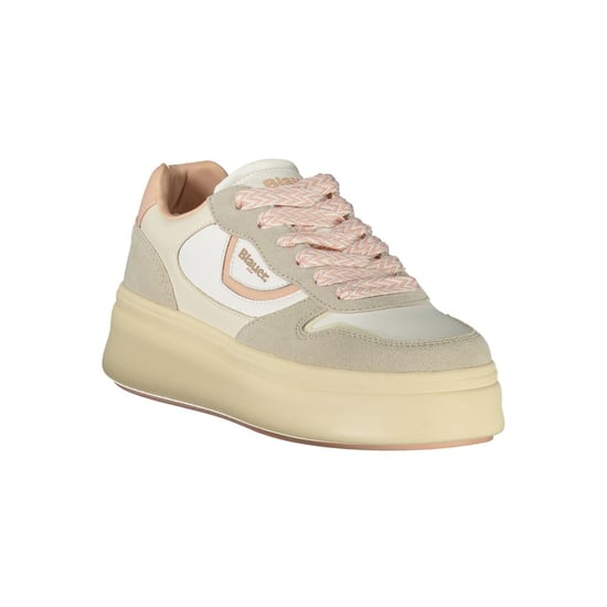 Blauer Bianco Polyurethan Damen Sneaker - Image 2