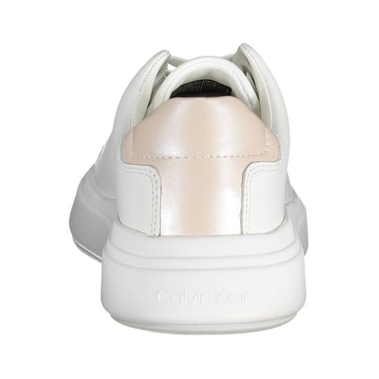 Calvin Klein Bianco Leder Damen Sneaker - Image 3