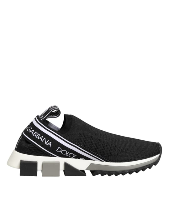 Dolce & Gabbana Schwarze Slip-On Sorrento Low-Top Sneakers - Image 1