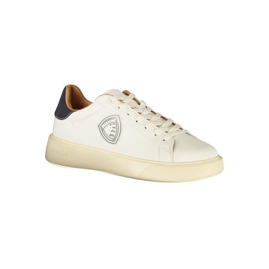 Blauer Weißer Polyester Herren Sneaker - Image 2