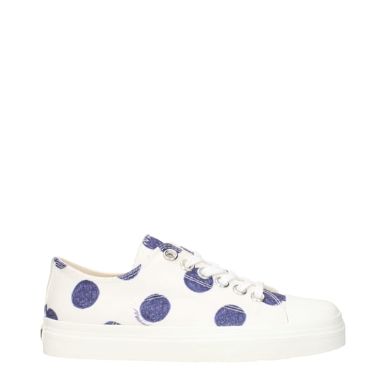 Moschino Weiße Stoff Low-Top Sneakers - Image 1