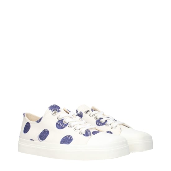 Moschino Weiße Stoff Low-Top Sneakers - Image 2