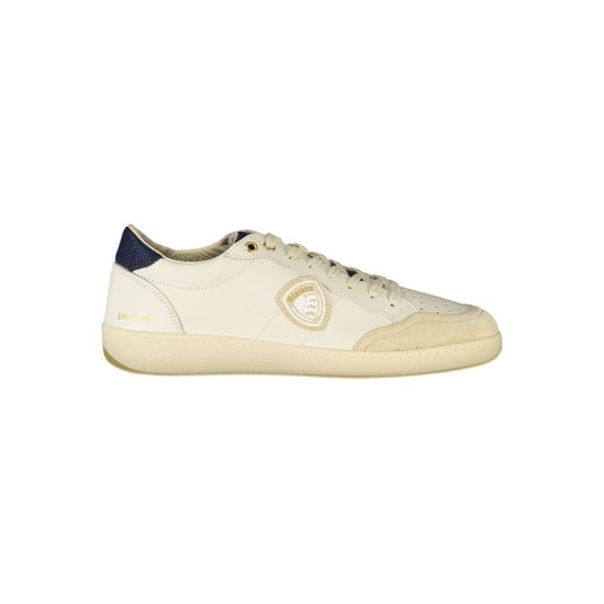 Blauer Weiße Polyurethan Herren Sneaker - Image 1