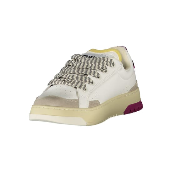 Blauer Weiße Polyurethan Damen Sneaker - Image 3