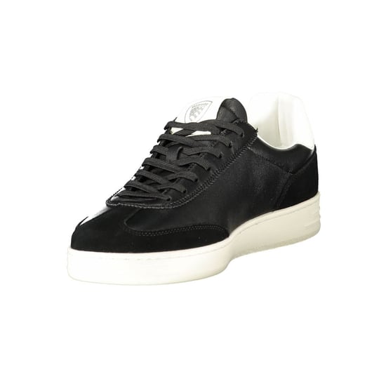 Blauer Schwarzer Polyurethan Herren Sneaker - Image 3