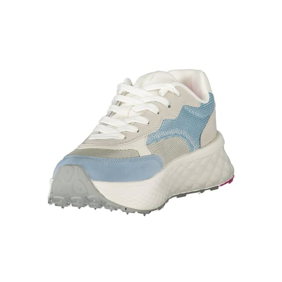 Blauer Azzurro Polyurethan Damen Sneaker - Image 3