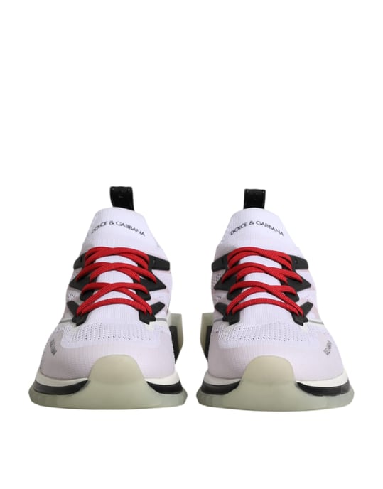 Dolce & Gabbana Weiße SORRENTO Sport Stretch Sneakers Schuhe - Image 2