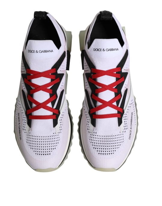 Dolce & Gabbana Weiße SORRENTO Sport Stretch Sneakers Schuhe - Image 3