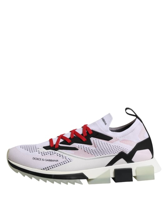Dolce & Gabbana Weiße SORRENTO Sport Stretch Sneakers Schuhe - Image 6