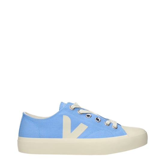 Veja Hellblaue Stoff-Sneaker mit niedriger Spitze - Image 1