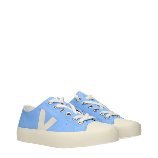 Veja Hellblaue Stoff-Sneaker mit niedriger Spitze - Image 2