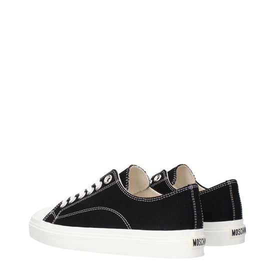 Moschino Schwarze Stoff Niedrigtop Sneaker - Image 4