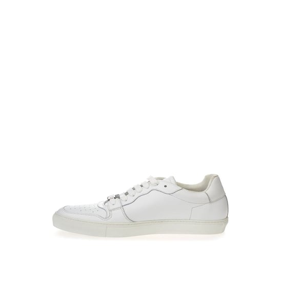 Roberto Cavalli Weiße Leder Low-Top Sneaker - Image 2