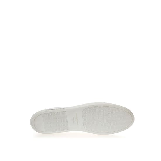 Roberto Cavalli Weiße Leder Low-Top Sneaker - Image 5