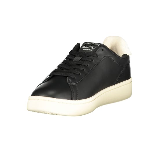 Tommy Hilfiger Schwarze Polyurethan Damen Sneaker - Image 3