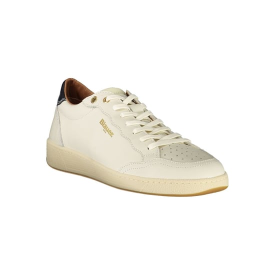 Blauer Weißer Polyurethan Herren Sneaker - Image 2