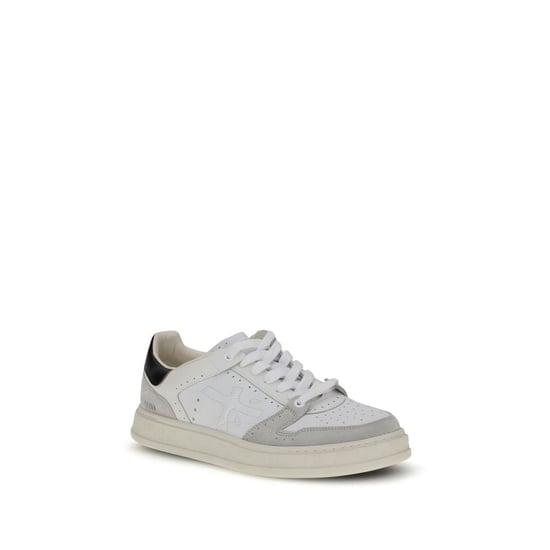 Premiata Weiße Kalbsleder Bos Taurus Low-Top Sneaker - Image 2