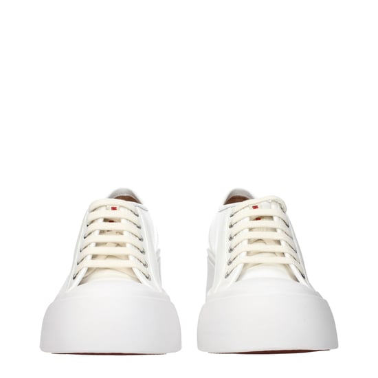 Marni Weiße Leder-Plattform-Sneaker - Image 3