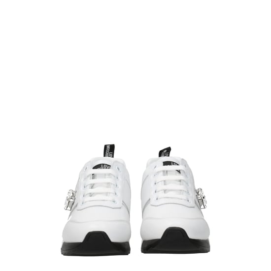 Love Moschino Weiße Leder Low-Top Sneakers - Image 3