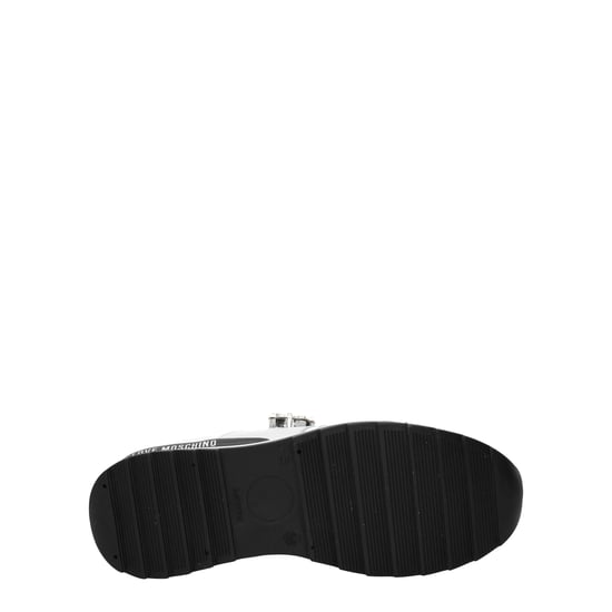 Love Moschino Weiße Leder Low-Top Sneakers - Image 5