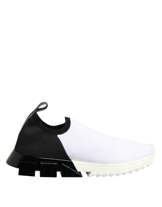 Dolce & Gabbana weiße schwarze Low Top Sorrento Sneakers Schuhe - Image 1