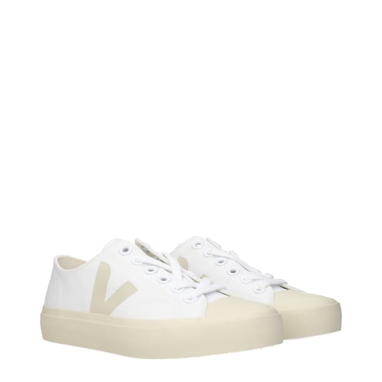 Veja Weiße Stoff Low Top Sneakers - Image 2
