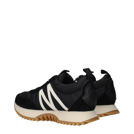 Moncler Schwarze Stoff Low Top Sneakers - Image 4
