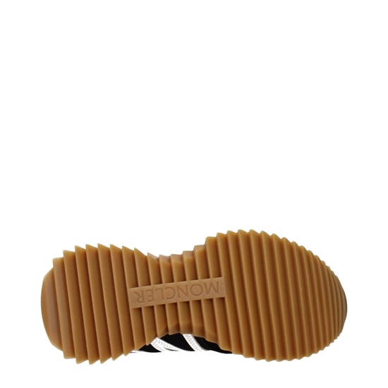 Moncler Schwarze Stoff Low Top Sneakers - Image 5