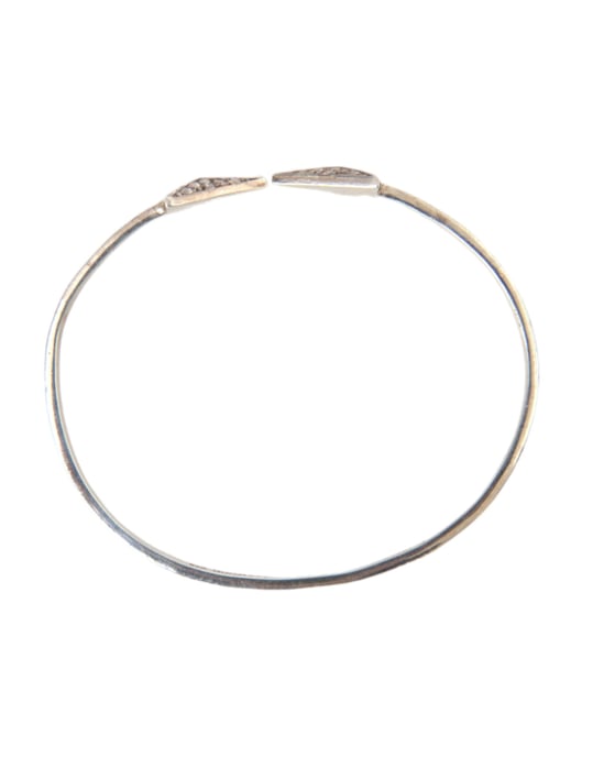 Pfeil Armreif Silber Pave Diamant - Image 4