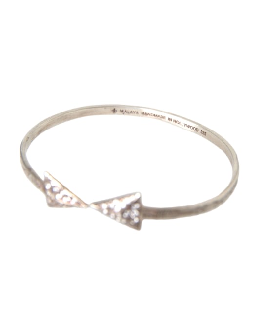 Pfeil Armreif Silber Pave Diamant - Image 5