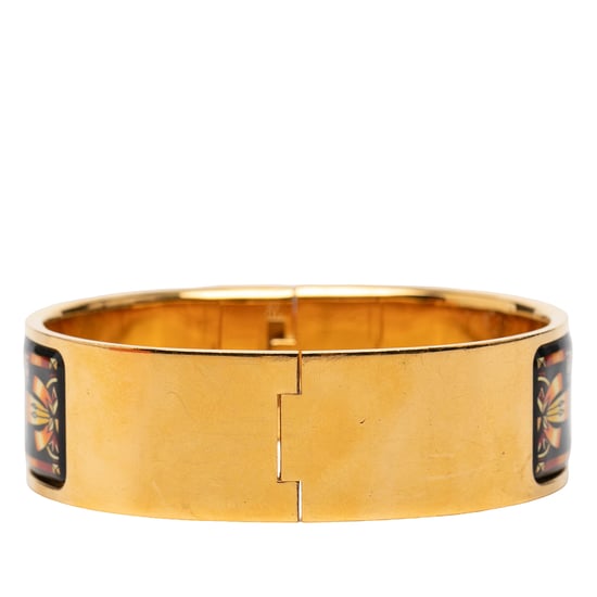 Gebrauchtes breites Emaille-Pferde-Locket-Armband PM - Image 3