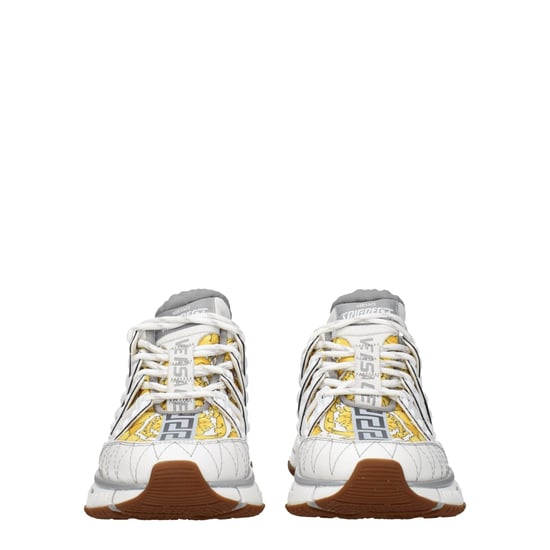 Versace Weiße Stoff Sport Sneakers - Image 3