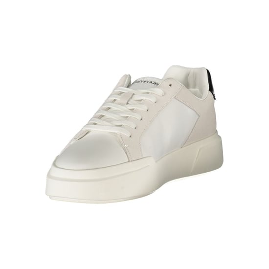 Calvin Klein Bianco Leder Herren Sneaker - Image 3