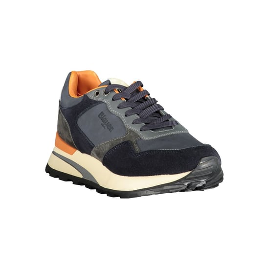 Blauer Blue Polyurethan Herren Sneaker - Image 2