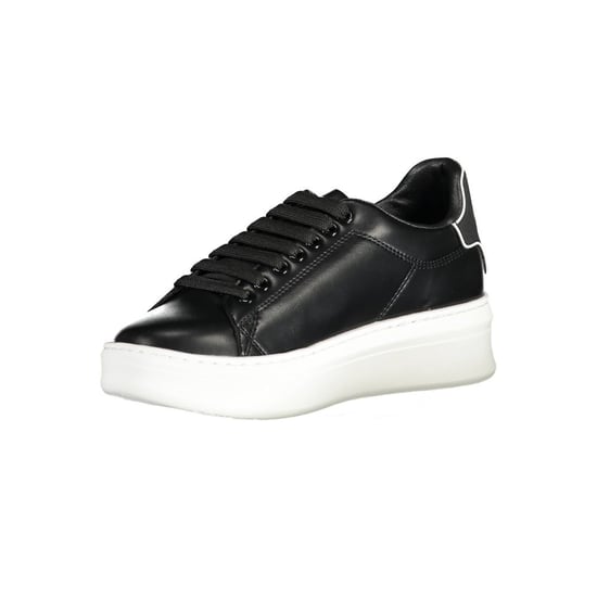 Gaelle Paris Schwarze Polyurethan Damen Sneaker - Image 3