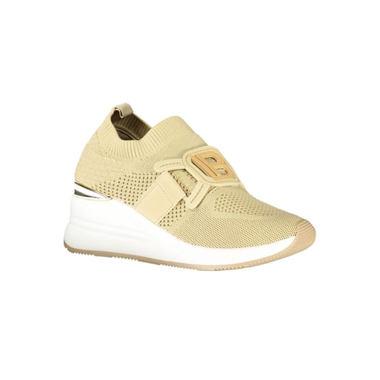 Laura Biagiotti Beiger Polyurethan Damen Sneaker - Image 2