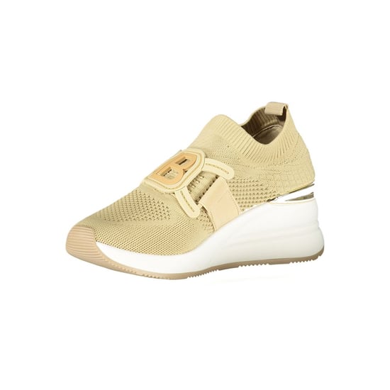 Laura Biagiotti Beiger Polyurethan Damen Sneaker - Image 3