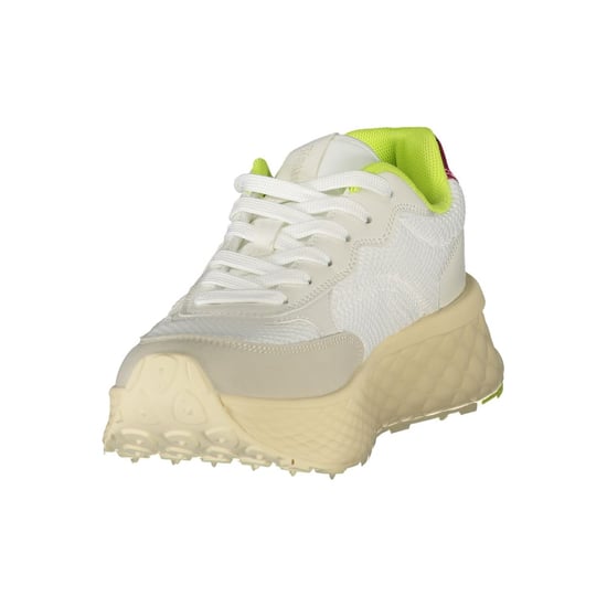 Blauer weiße Polyurethan-Damen-Sneaker - Image 3