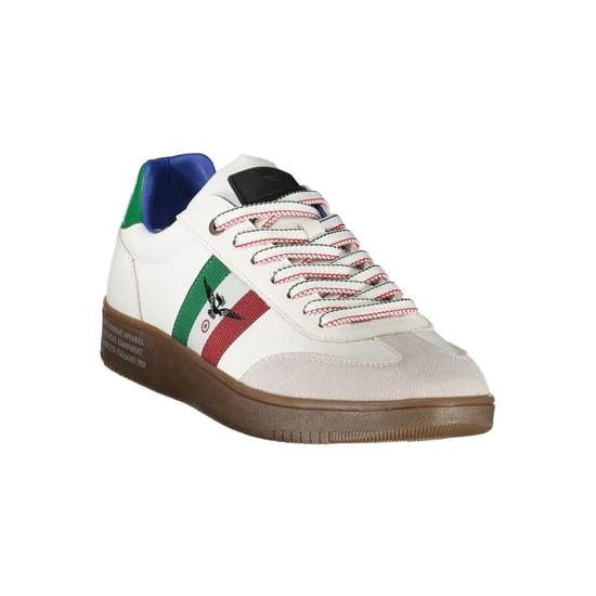 Esercito 1659 Weißer Polyurethan Herren Sneaker - Image 2