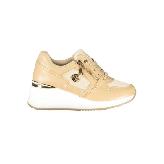 Laura Biagiotti Beige Polyester Damen Sneaker - Image 1