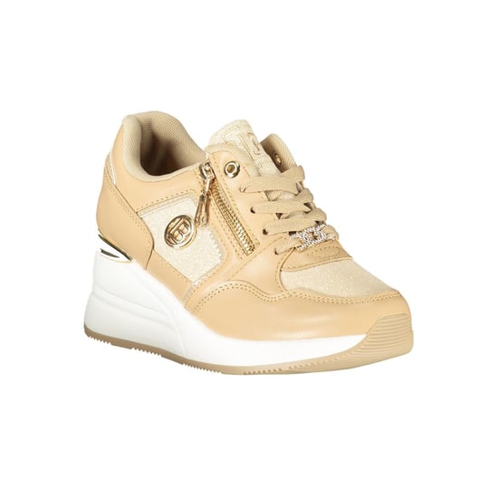 Laura Biagiotti Beige Polyester Damen Sneaker - Image 2