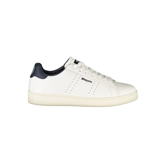 Blauer Weiße Polyurethan Herren Sneaker - Image 1