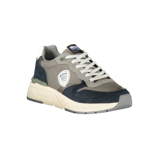 Blauer Grigio Polyurethan Herren Sneaker - Image 2
