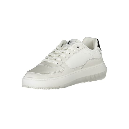 Calvin Klein Weiße Leder Damen Sneaker - Image 3