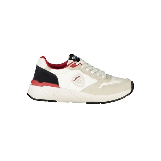 Blauer Herren-Sneaker aus Polyurethan - Weiß - Image 1