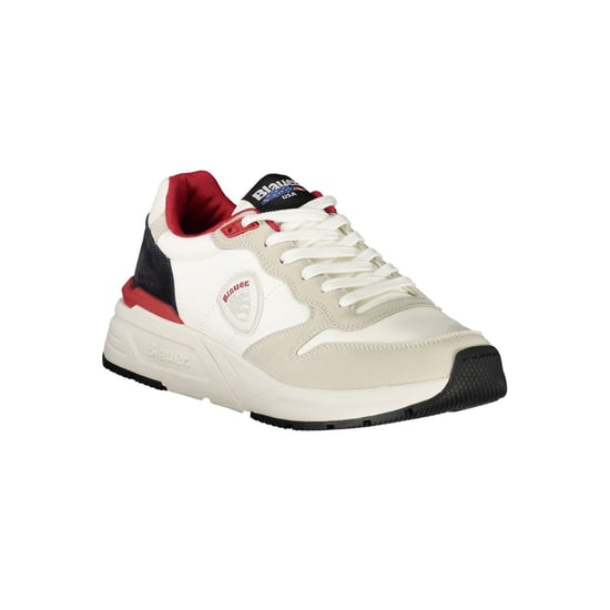 Blauer Herren-Sneaker aus Polyurethan - Weiß - Image 2