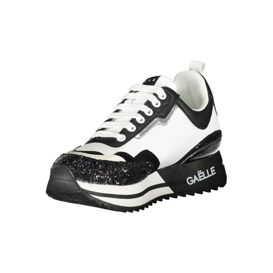 Gaelle Paris Schwarze Polyurethan Damen Sneaker - Image 3