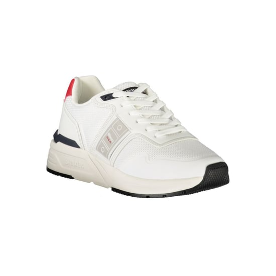Blauer Weißer Polyester Herren Sneaker - Image 2