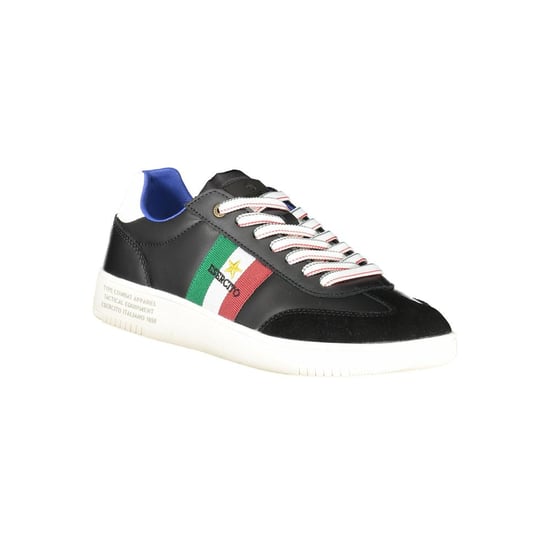 Esercito 1659 Schwarze Leder Herren Sneaker - Image 2