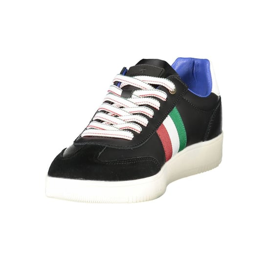 Esercito 1659 Schwarze Leder Herren Sneaker - Image 3